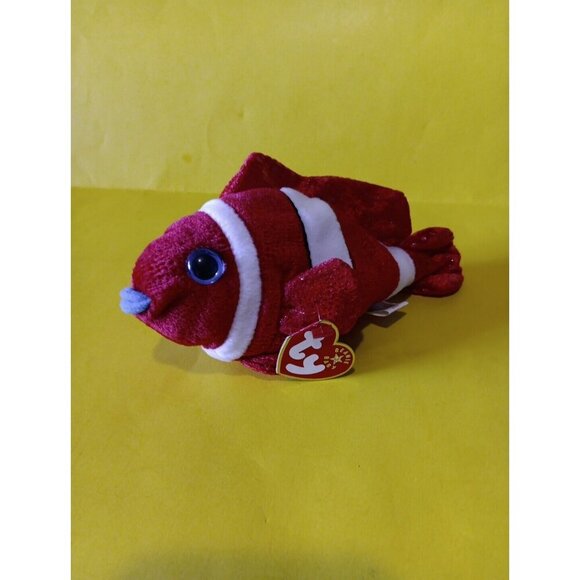 Ty Beanie Baby Jester the Fish DOB September 30, 2000 - Picture 1 of 1